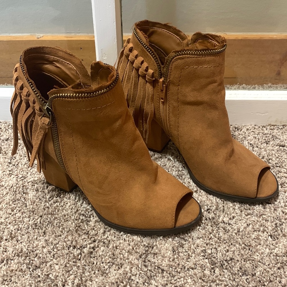 Suede ankle boots